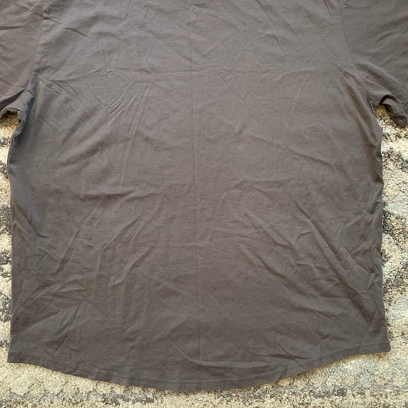 Perk Feel Good Tee Dark Grey Pima Cotton Short Sleeve Shirt XL - Picture 2 of 5